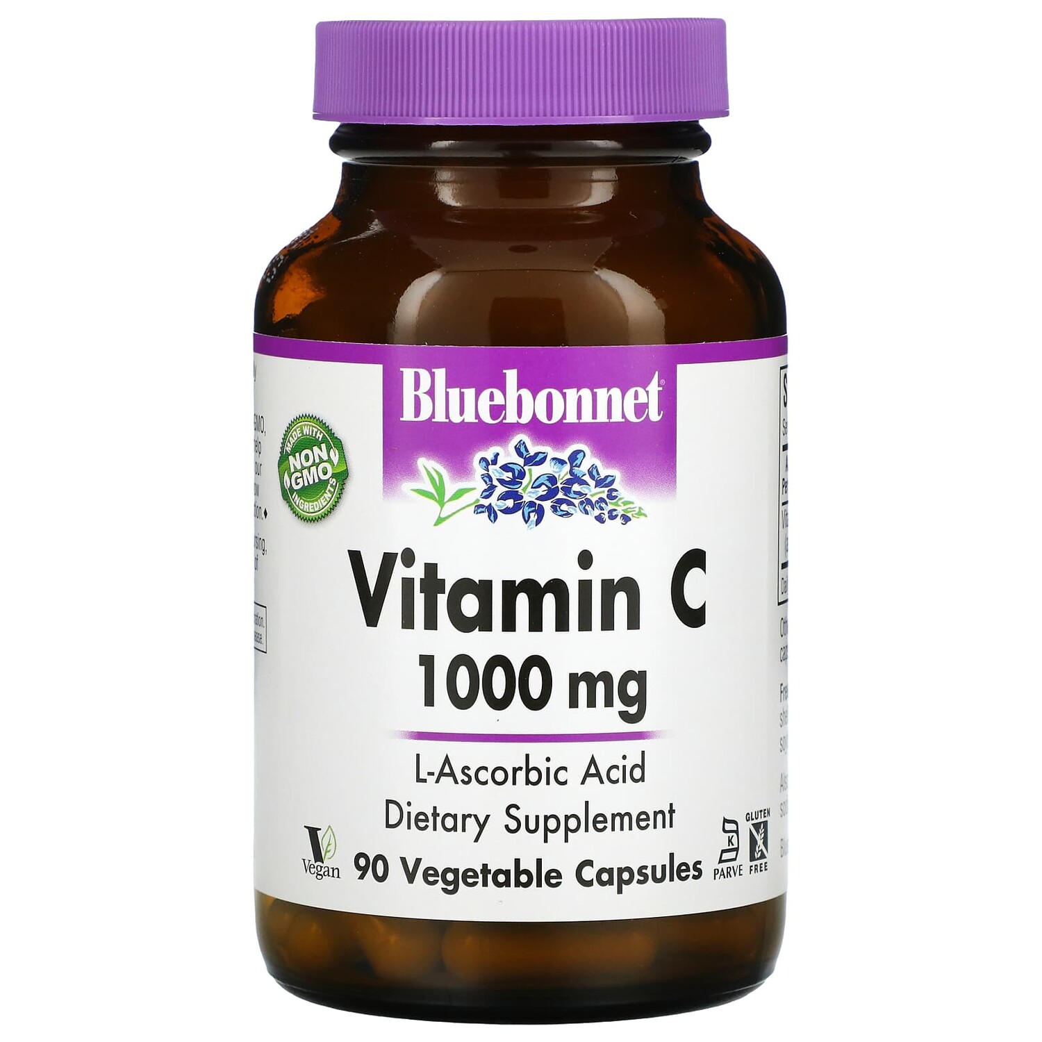 

Витамин C Bluebonnet Nutrition, 90 растительных капсул