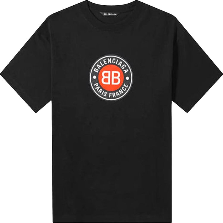 Футболка Balenciaga Logo T-Shirt 'Black', черный - фото