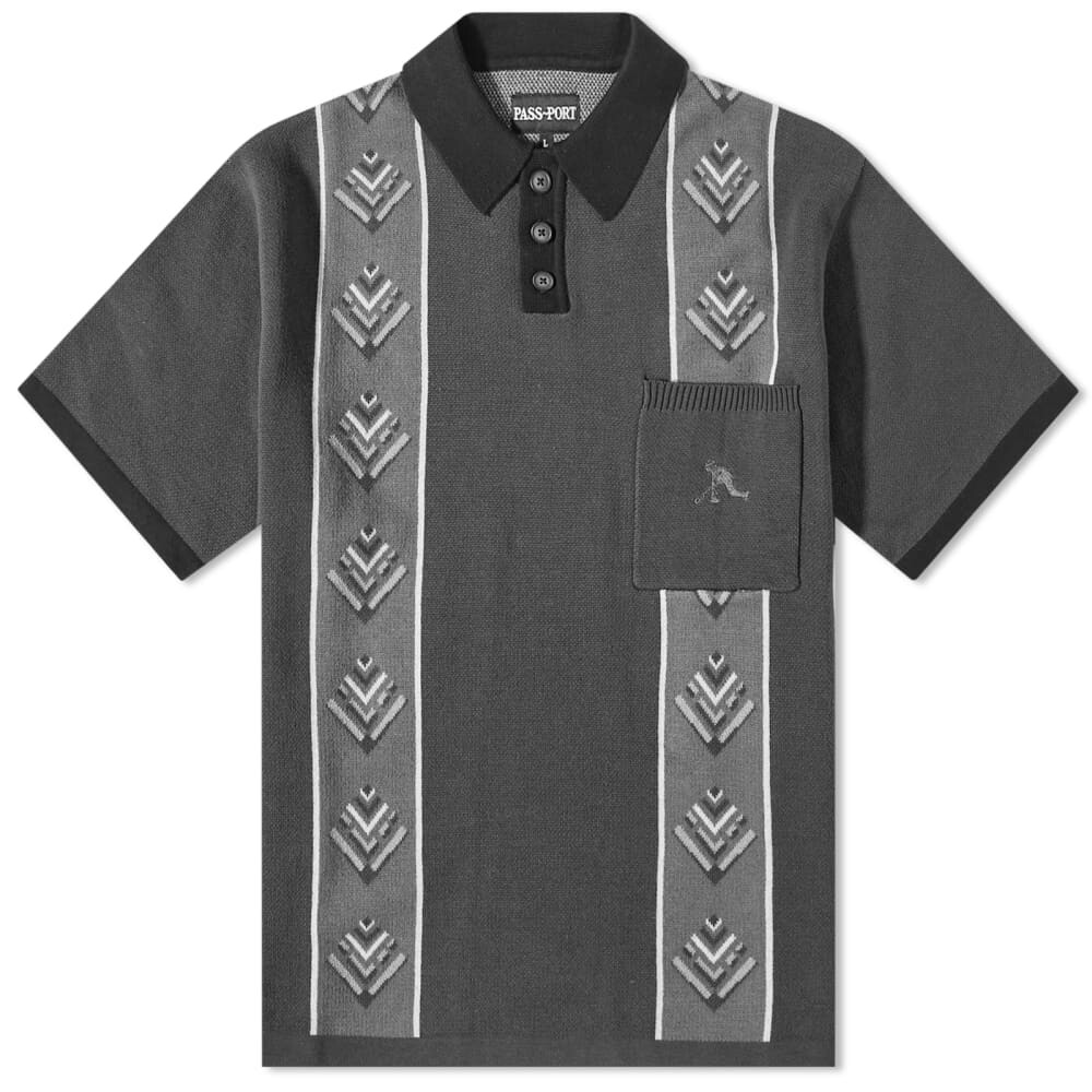 

Футболка Pass~Port Haven Knitted Polo, Серый