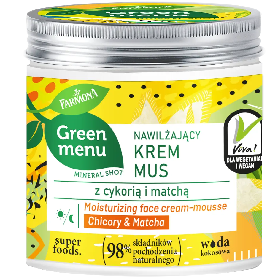 

Farmona Green Menu увлажняющий крем-мусс для лица, 75 мл