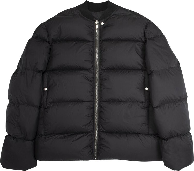 

Куртка Rick Owens Gethsemane Flight Jacket In Lightweight Nylon With Lightweight Down 'Black', черный