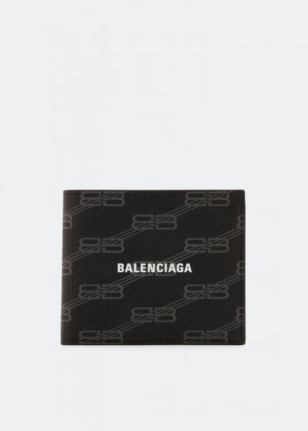 Кошелек BALENCIAGA Cash square folded wallet, принт