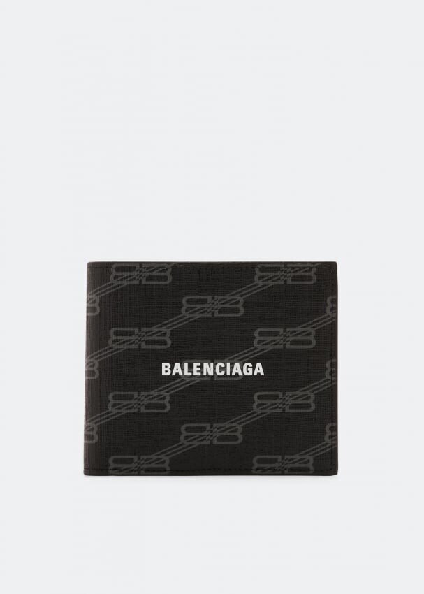 

Кошелек BALENCIAGA Cash square folded wallet, принт