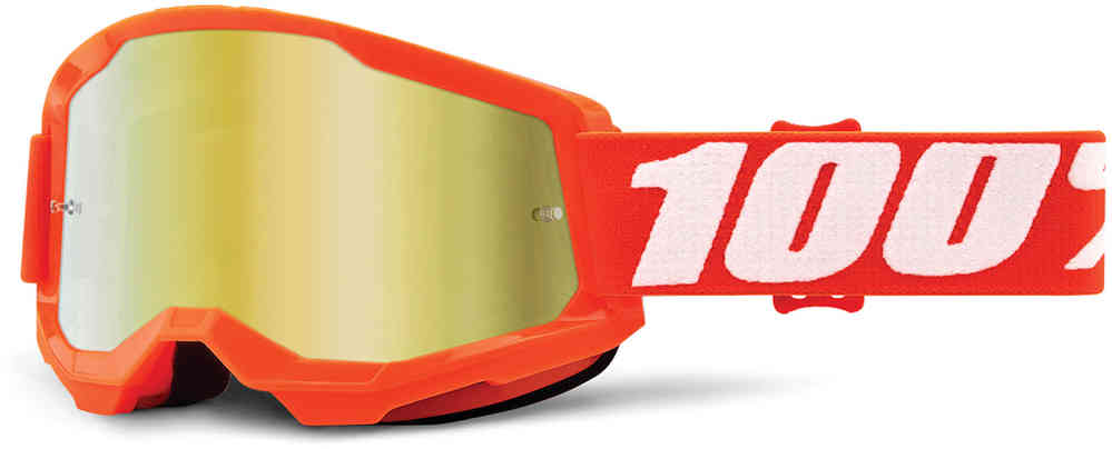 Очки 100% Strata 2 для мотокросса, оранжевый/белый