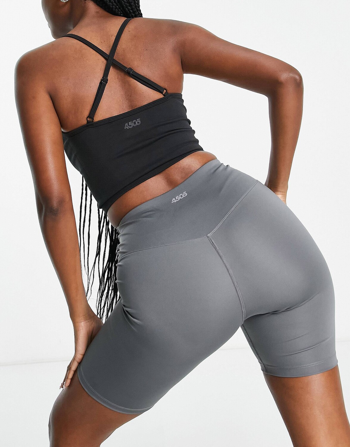 

Шорты-леггинсы ASOS 4505 Hourglass icon с вырезом на ягодицах