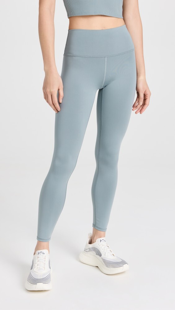 

Леггинсы Alo Yoga 7/8 High Waist Airlift Leggings, серый