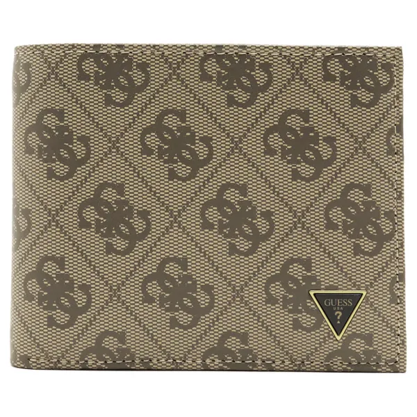 

Кожаный кошелек Mito с монетами Guess, бежевый