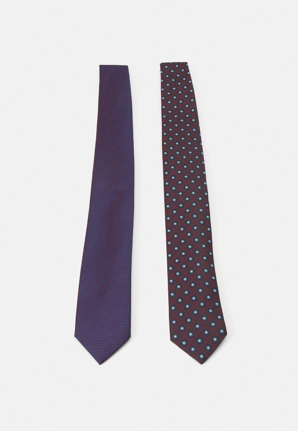 

Галстук Jacdavid Tie Unisex 2 Pack Jack & Jones, цвет port royale