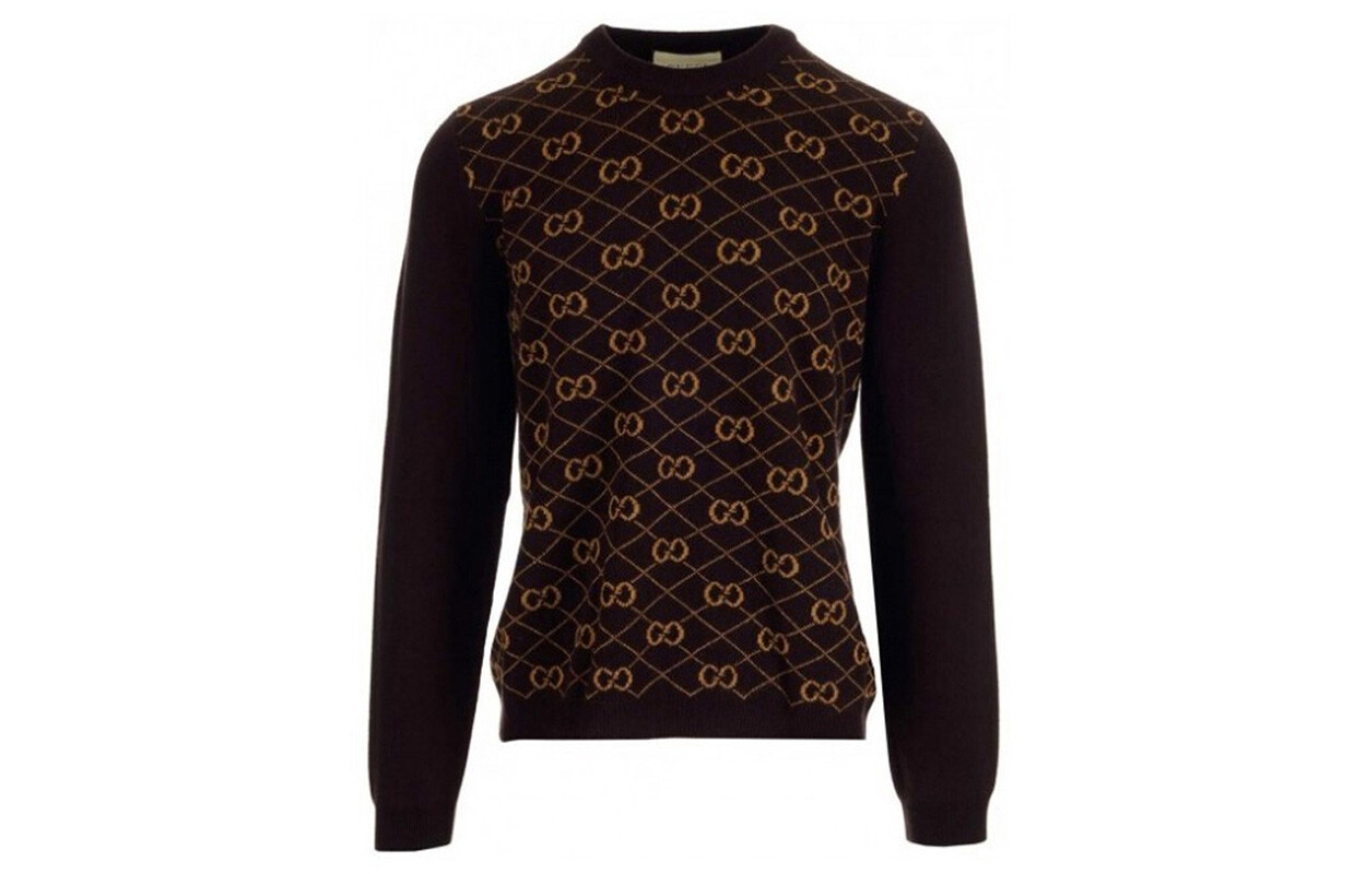 

Свитер мужской темно-коричневый Gucci, коричневый