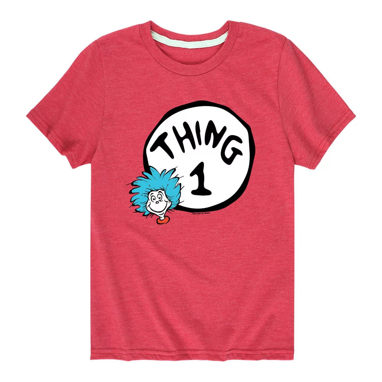 

Футболка Thing One для мальчиков 8–20 лет «Доктор Сьюз» Licensed Character