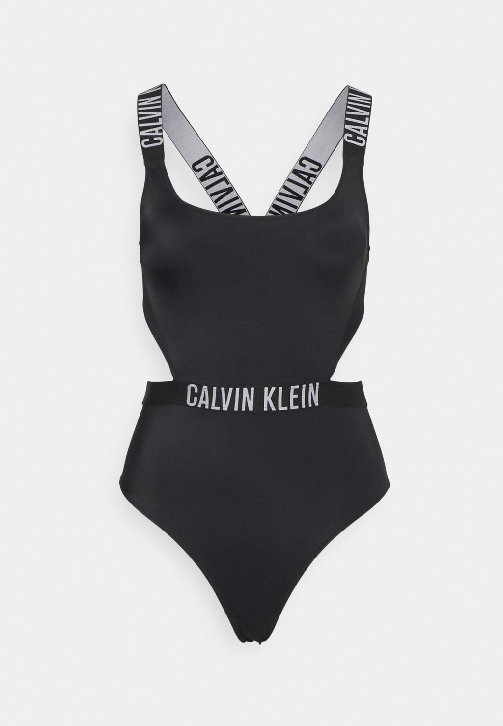 цена Купальник CUT OUT ONE PIECE Calvin Klein Swimwear, черный