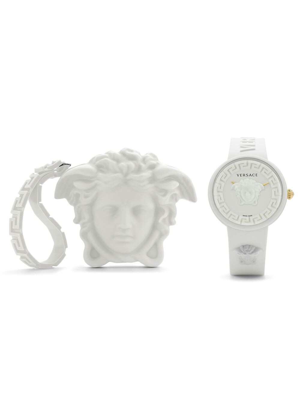

Матовые силиконовые часы Medusa Pop Versace, белый