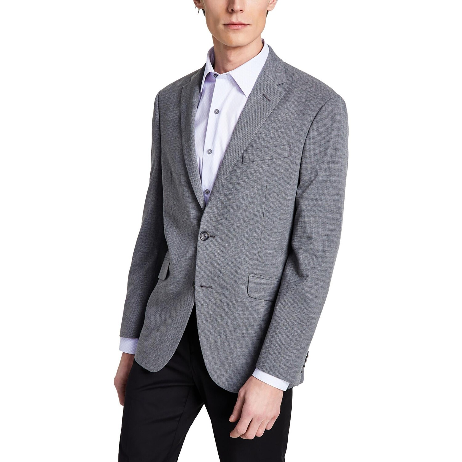 

Мужская офисная спортивная куртка Clooney Slim-Fit Kenneth Cole Reaction, серый