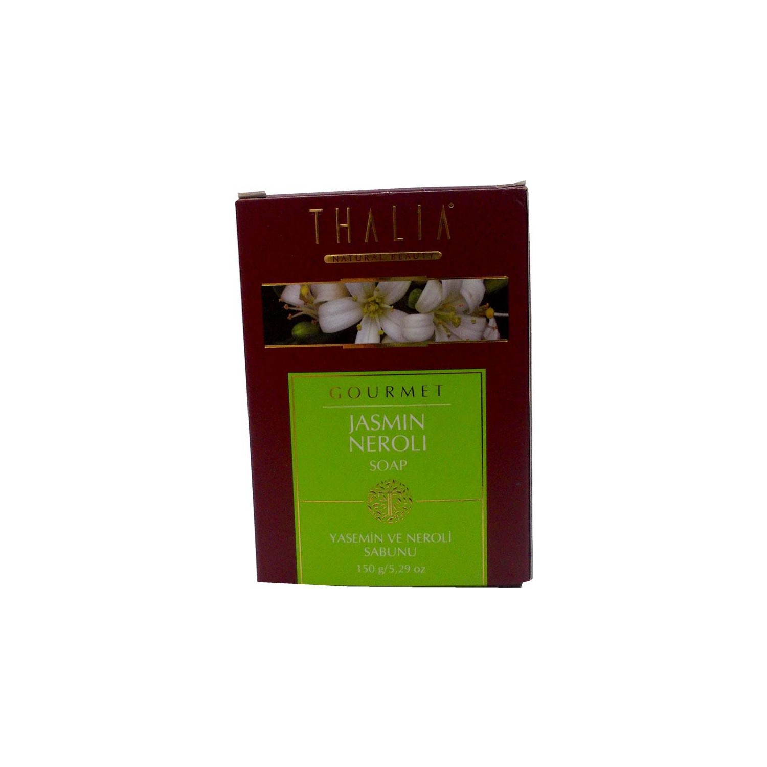Натуральное твердое мыло Thalia с экстрактом нероли и жасмина увлажняющее натуральное мыло thalia с зернами оливы