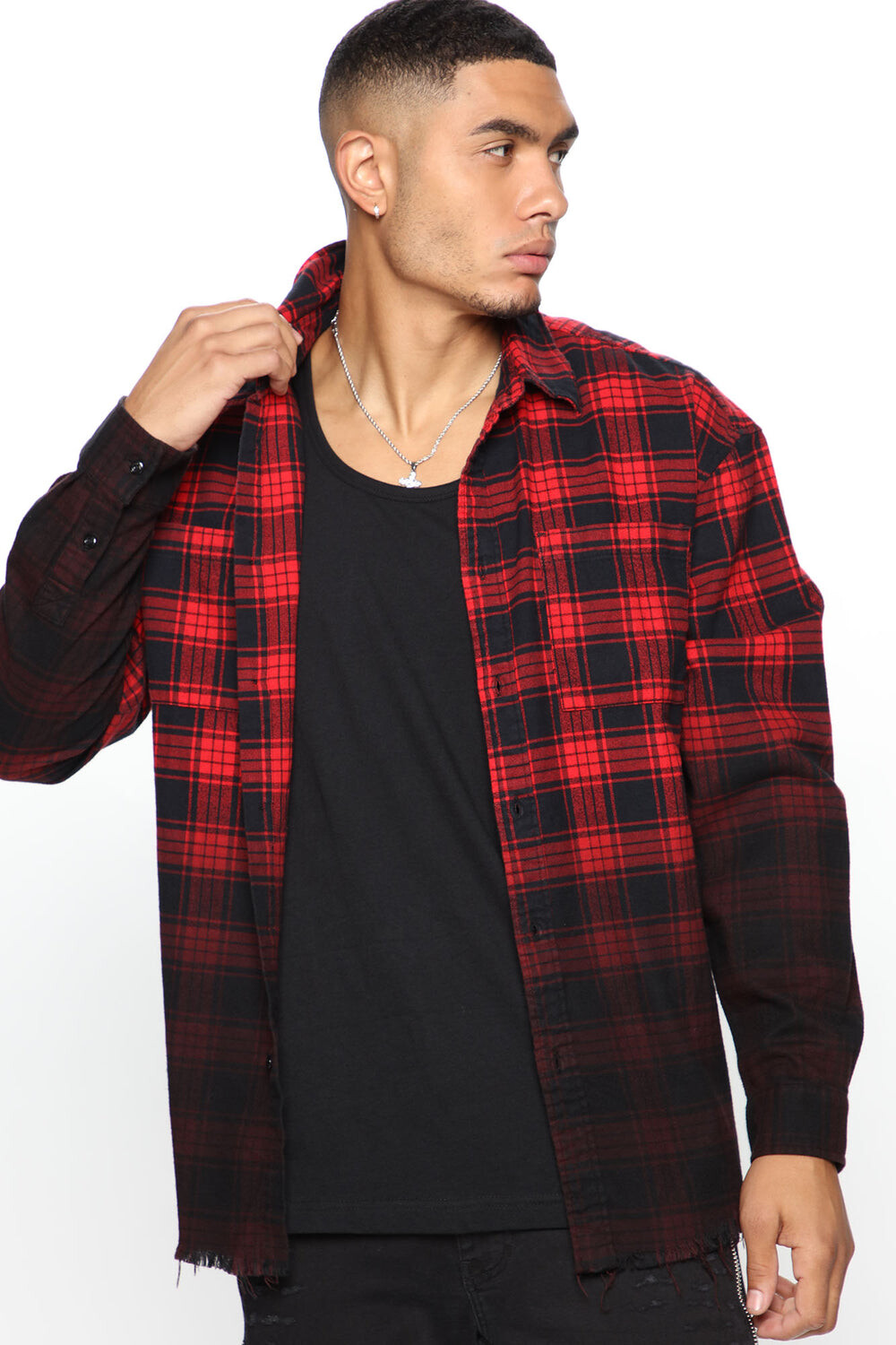 

Рубашка Fashion Nova FNMM81, красный