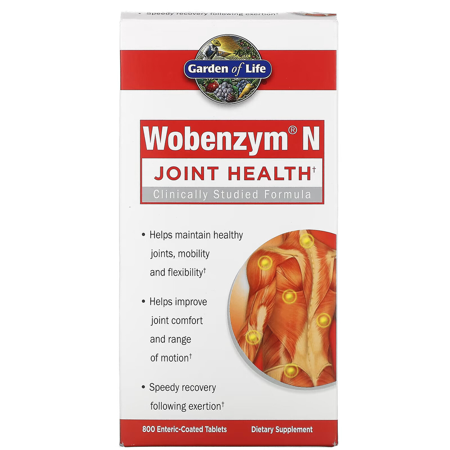 

Wobenzym N, здоровье суставов, 800 таблеток, покрытых кишечнорастворимой оболочкой