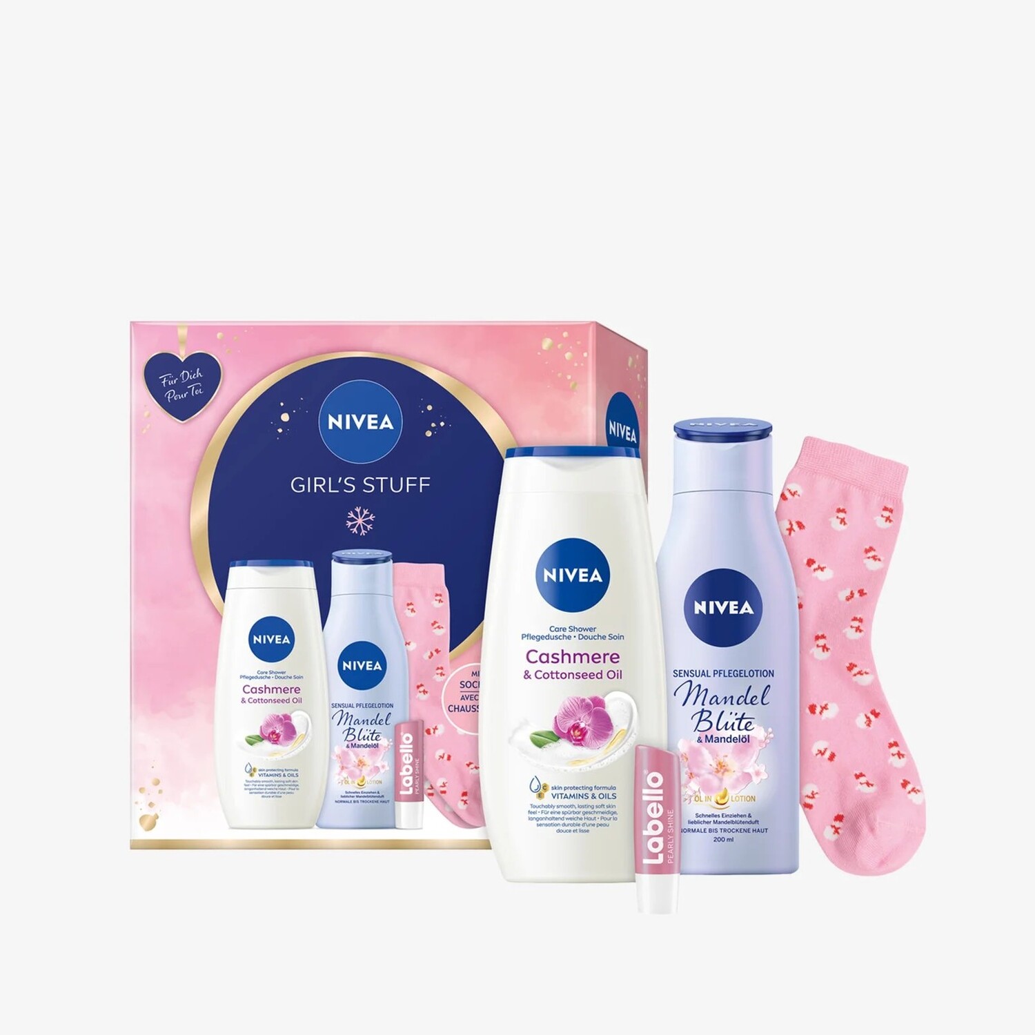 

Подарочный набор Nivea 2023 Girls Stuff - Kit Skincare, 4 предмета