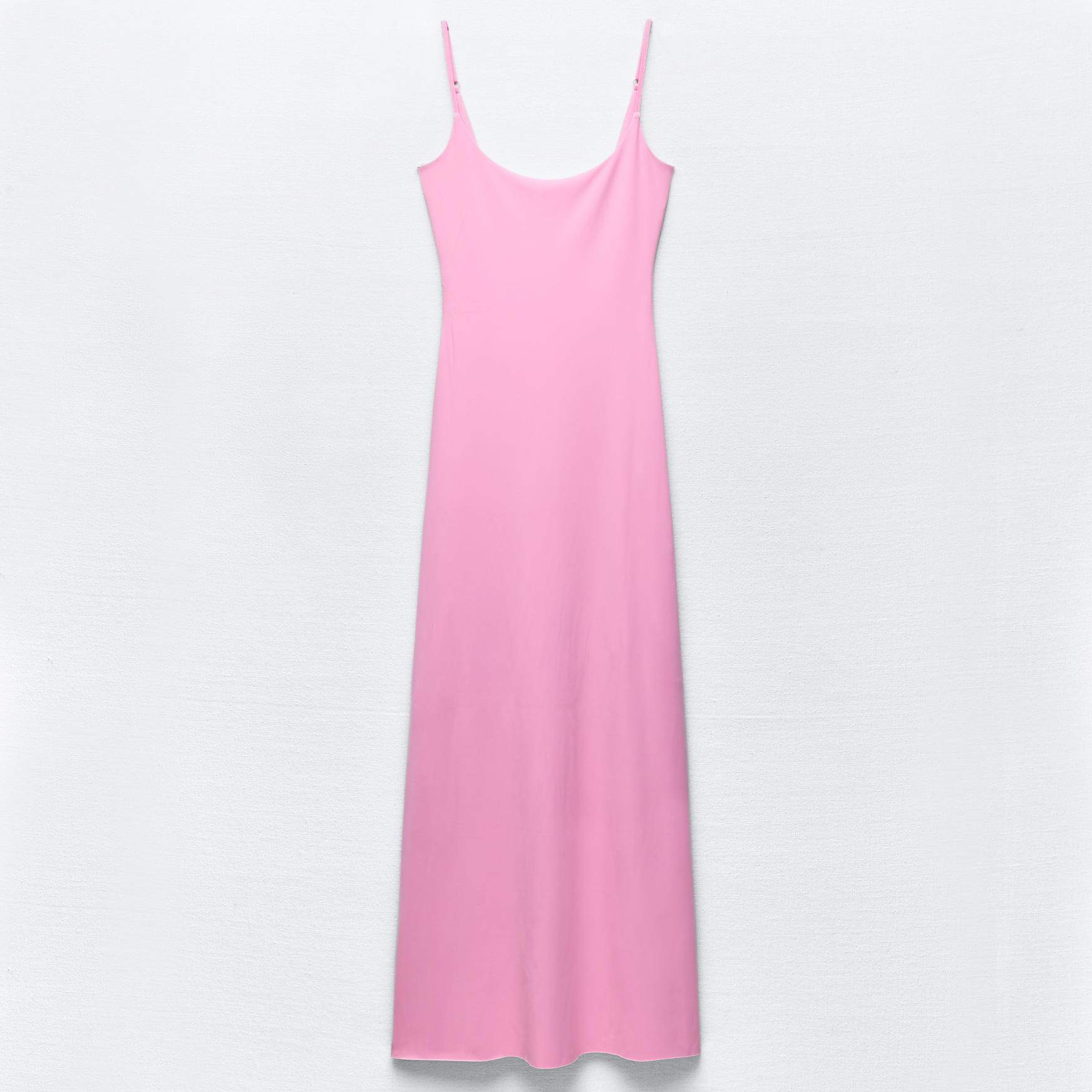 Платье Zara Polyamide Blend Bodycon, розовый