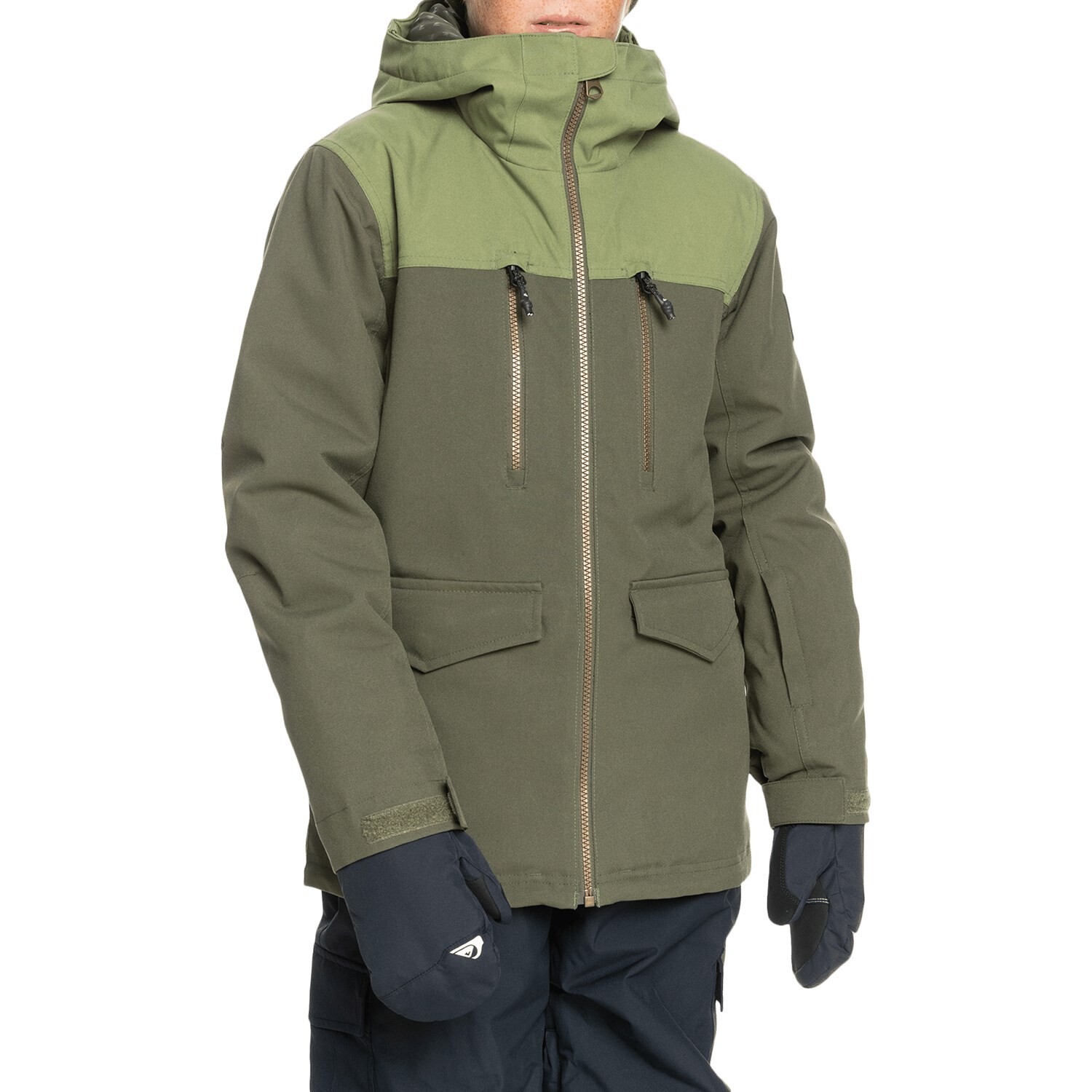 

Куртка Quiksilver Fairbanks для мальчиков, зеленый
