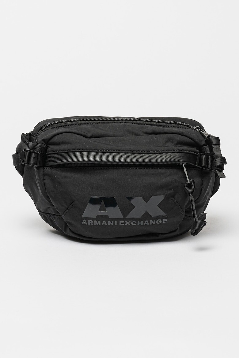 

Поясная сумка с логотипом Armani Exchange, черный