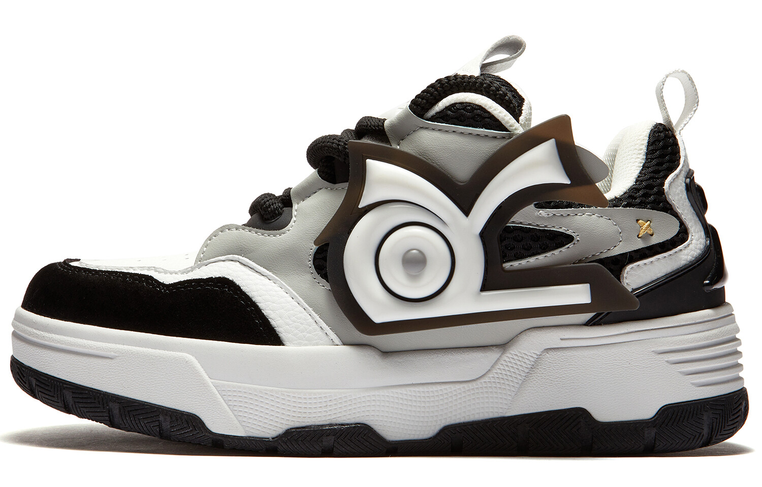 

Кроссовки RIFUGIO VO' Stylish Skateboarding Shoes Unisex Low-top, черный/белый