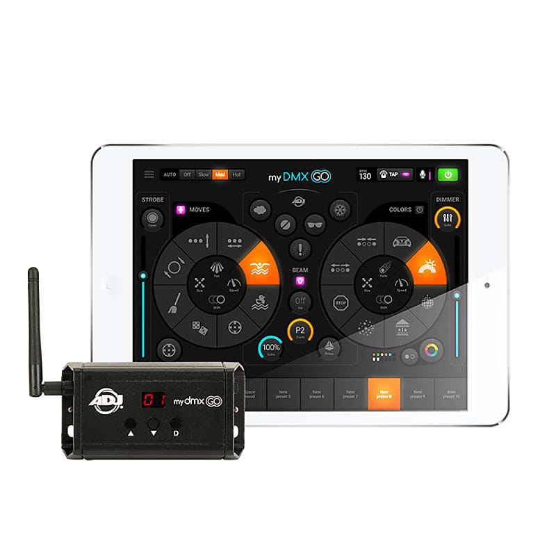 цена Система управления освещением ADJ American DJ mydmx GO для iPad, Android ADJ-MYD540