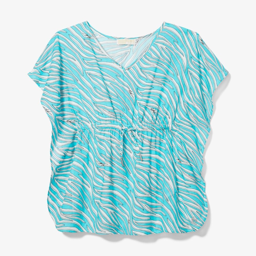 

Рубашка для пляжа Michael Kors Kids Logo Jacquard, светло-бирюзовый