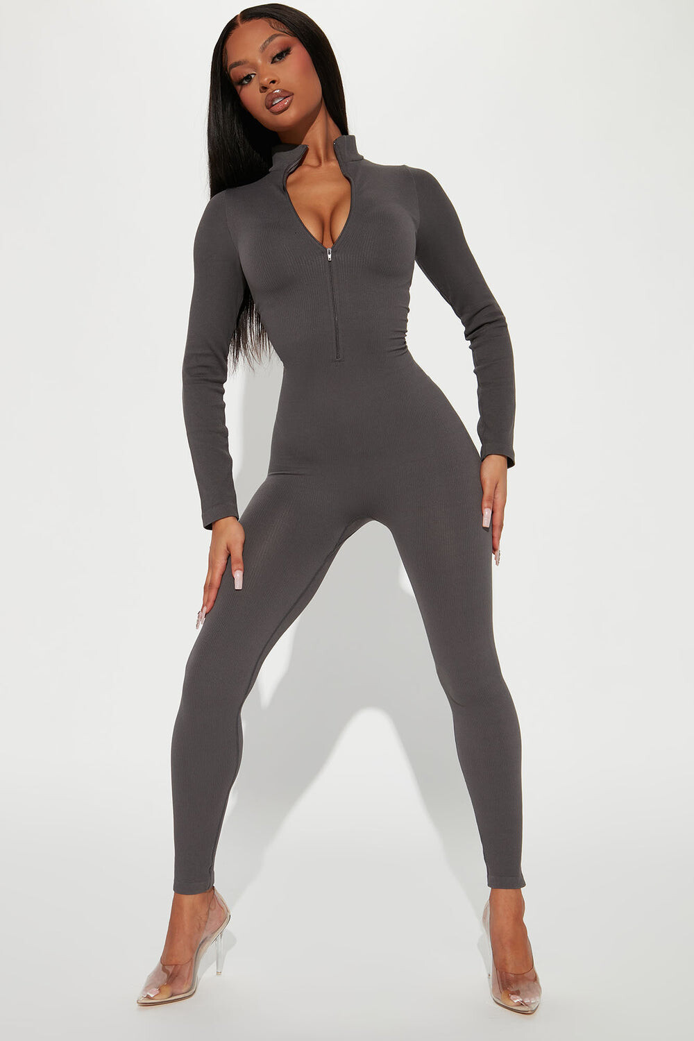 

Комбинезон Fashion Nova JP7110, серый
