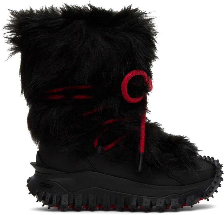 

Moncler Grenoble Черные высокие сапоги Apres Trailgrip, Черный