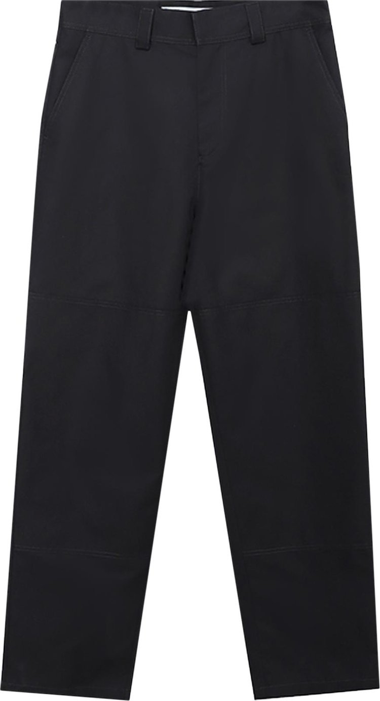 Брюки Off-White Diag Pocket Carpenter Pant 'Black', черный - фото