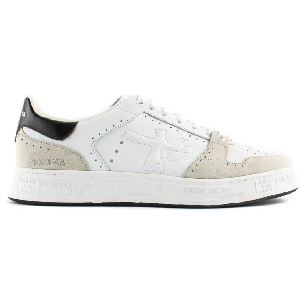 

Кеды Premiata Quinn Leather, бежевый/черный/белый