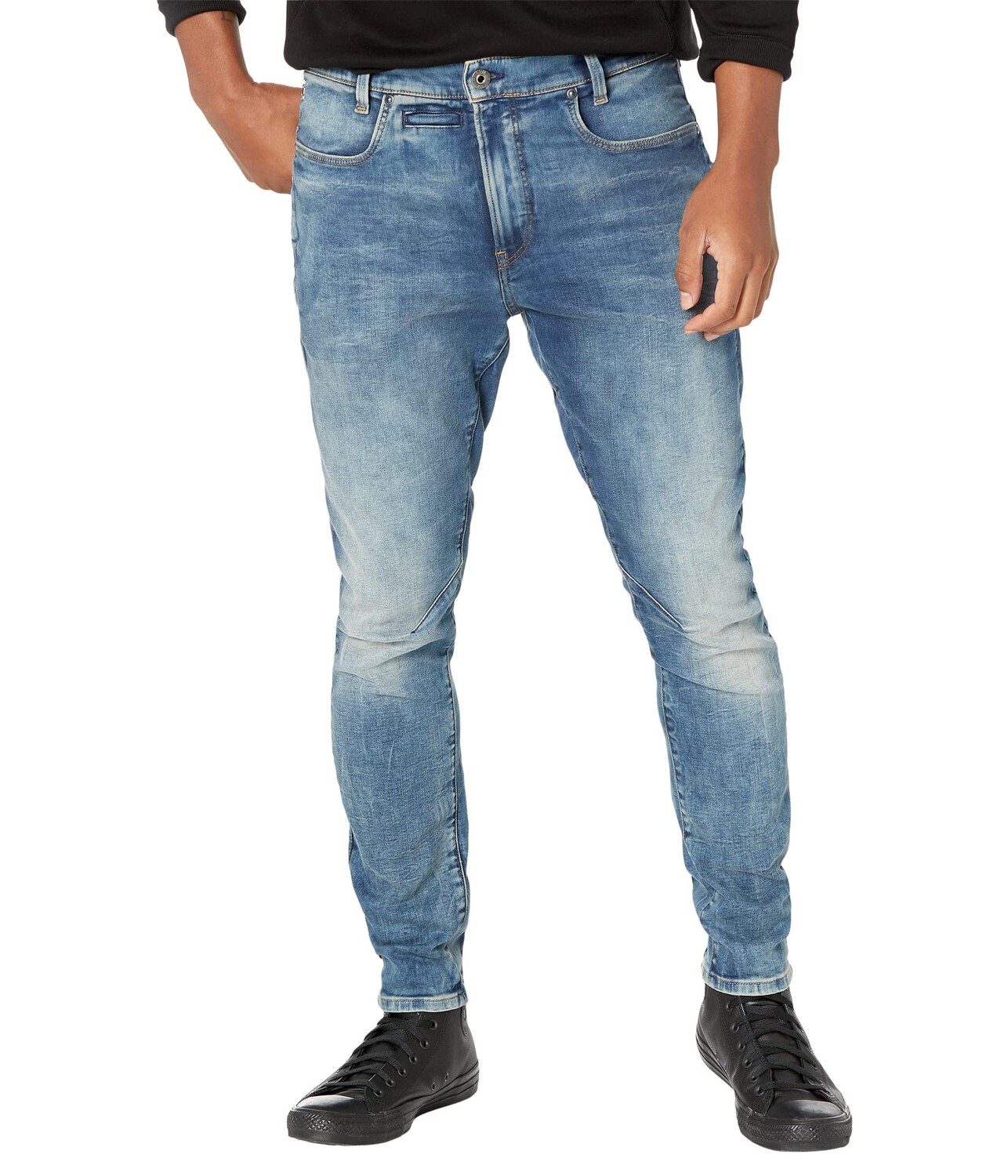 

Джинсы G-Star, D-Staq 3-D Slim Jeans in Medium Aged