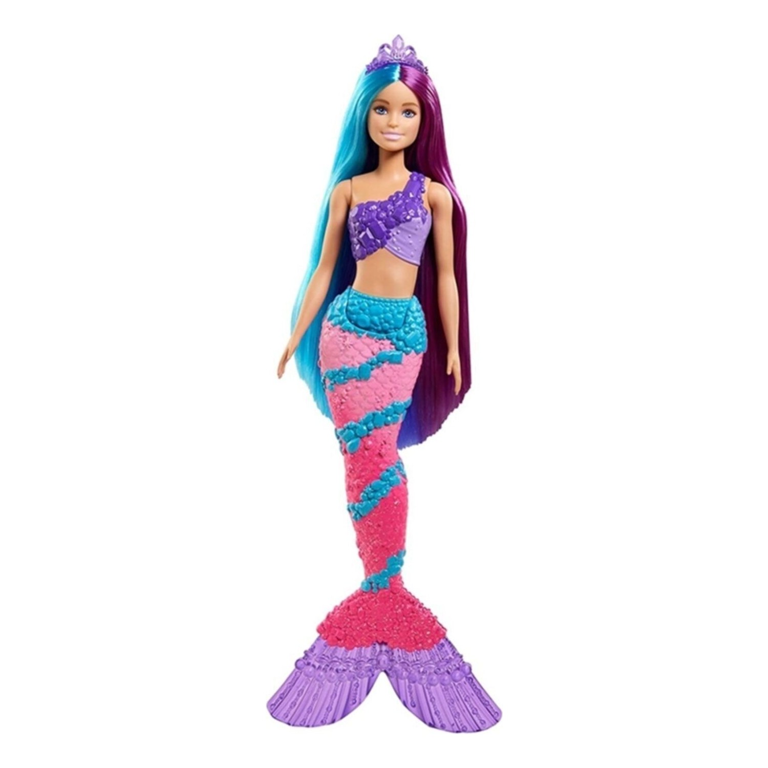 Кукла Barbie длинноволосая куклы barbie dreamtopia mermaid gjk07