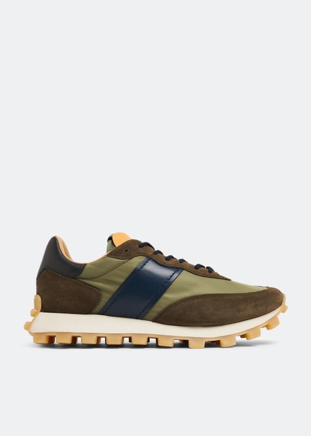

Кроссовки TOD'S 1T Running sneakers, зеленый