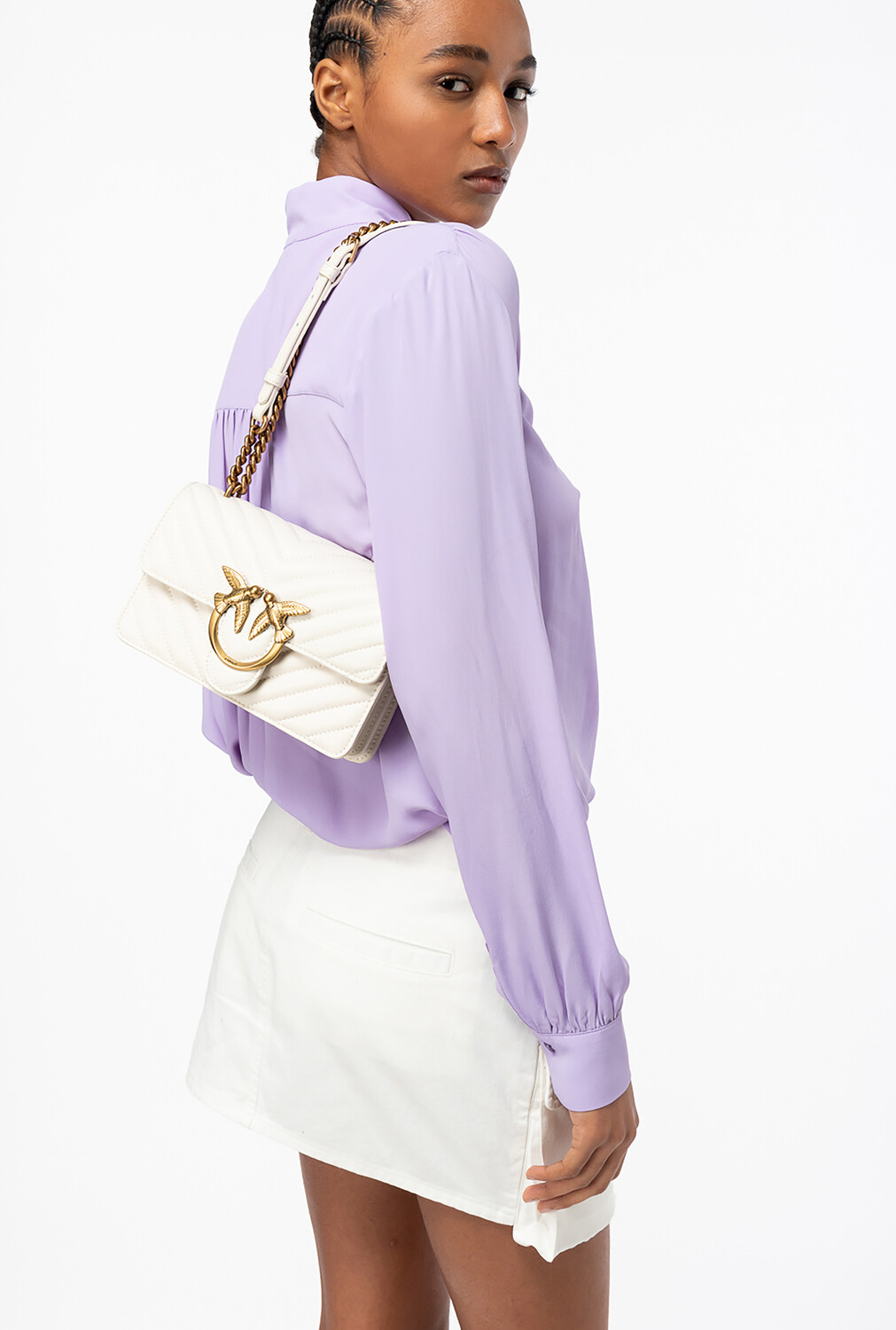 

Сумка MINI LOVE BAG ONE SIMPLY Pinko, белый