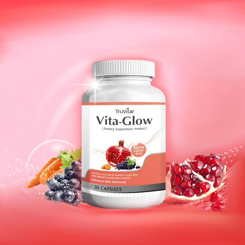 Пищевая добавка TruVitar Vita-Glow, 30 капсул mason natural корица с альфа липоевой кислотой 60 капсул