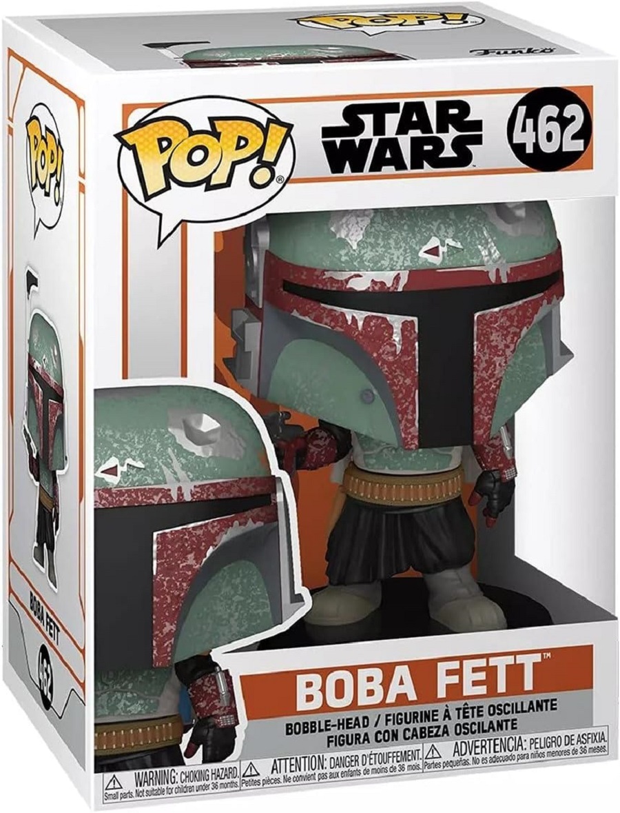 Фигурка Funko POP! Star Wars: The Mandalorian - Boba Fett фигурка funko pop bobble star wars mandalorian boba fett w o helmet exc 490 58288