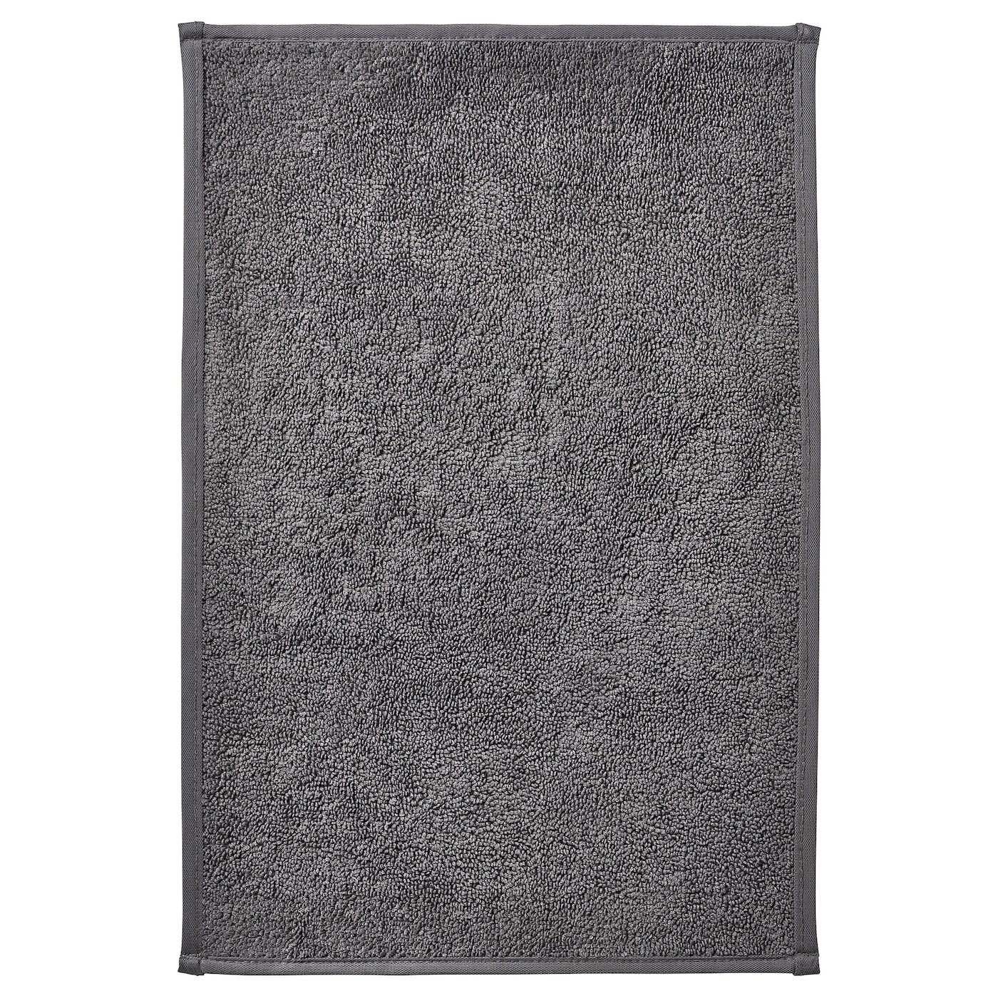 

OSBYSJÖN ОСБЮШЁН Коврик для ванной, серый, 40x60 см IKEA
