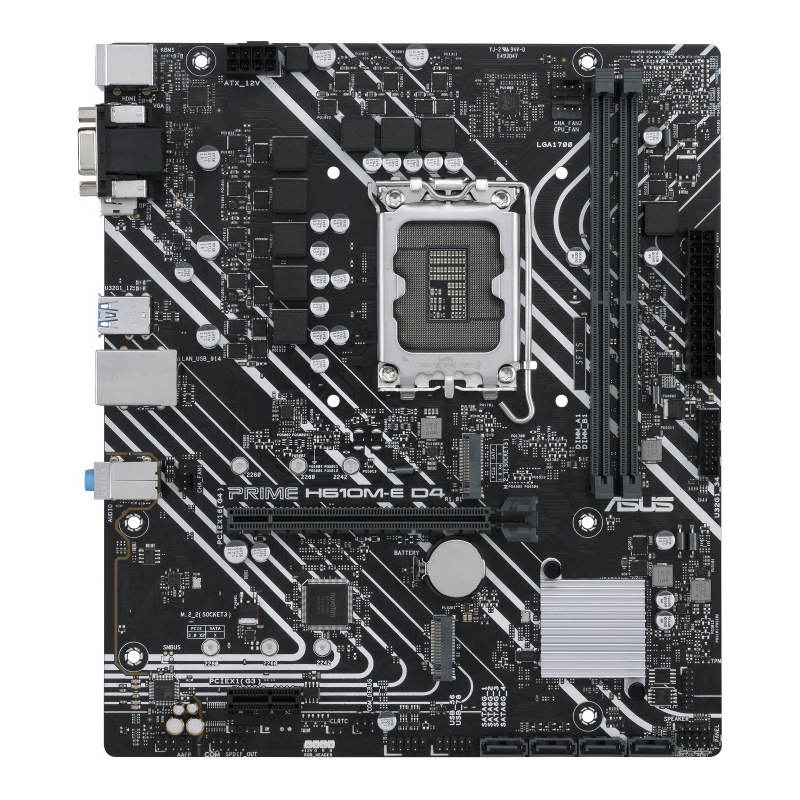 Материнская плата ASUS PRIME H610M-E D4 machinist x99 motherboard lga 2011 3 set kit with intel xeon e5 4620 v3 processor ddr4 32g 4 8g 2666mhz ram memory m atx x99 k9
