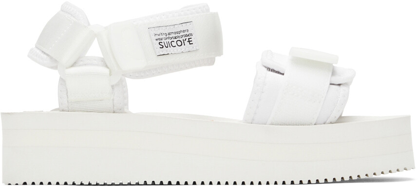 

Белые сандалии CEL-VPO Suicoke