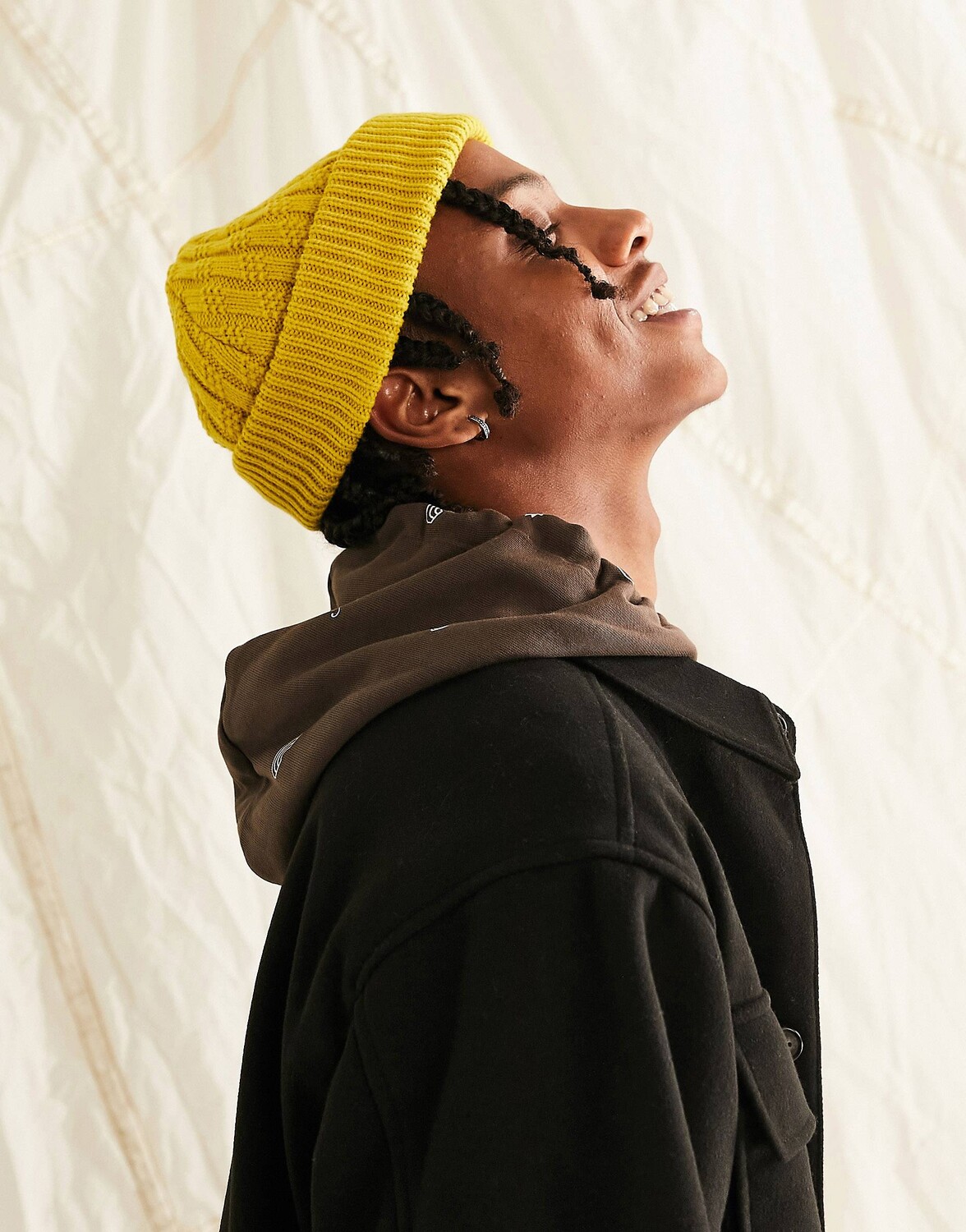 

Зеленая шапка-бини мини ASOS DESIGN Fisherman