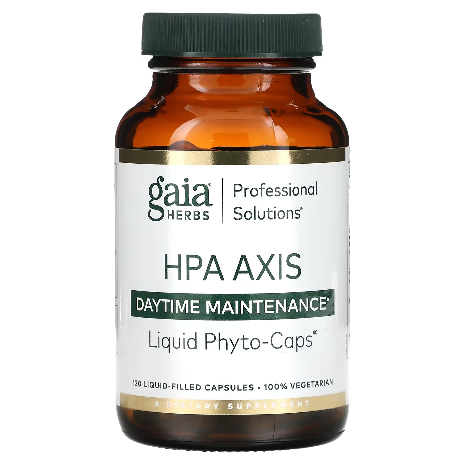 Gaia Herbs Professional Solutions Средство для борьбы со стрессом из серии HPA Axis для равновесия каждый день, 120 капсул gaia herbs professional solutions средство для поддержки щитовидной железы 120 капсул