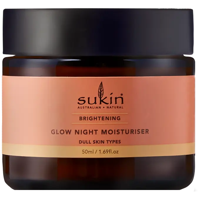 

Sukin Brightening увлажняющий и питательный крем для лица на ночь, 60 мл
