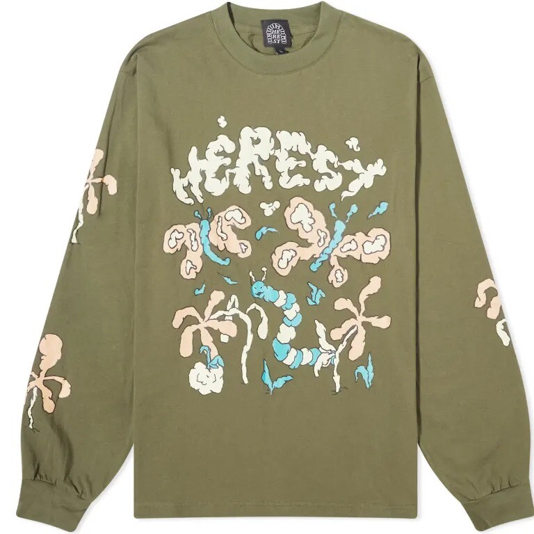 Свитшот Heresy Chrysalis Long Sleeve, зеленый лонгслив heresy chrysalis размер m черный