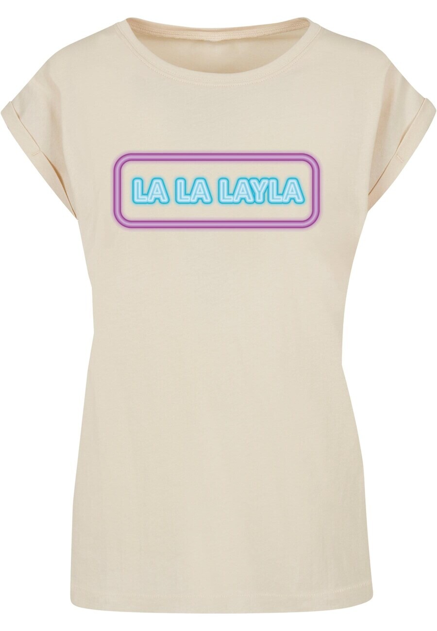 

Футболка Merchcode LA LA LAYLA, песочный