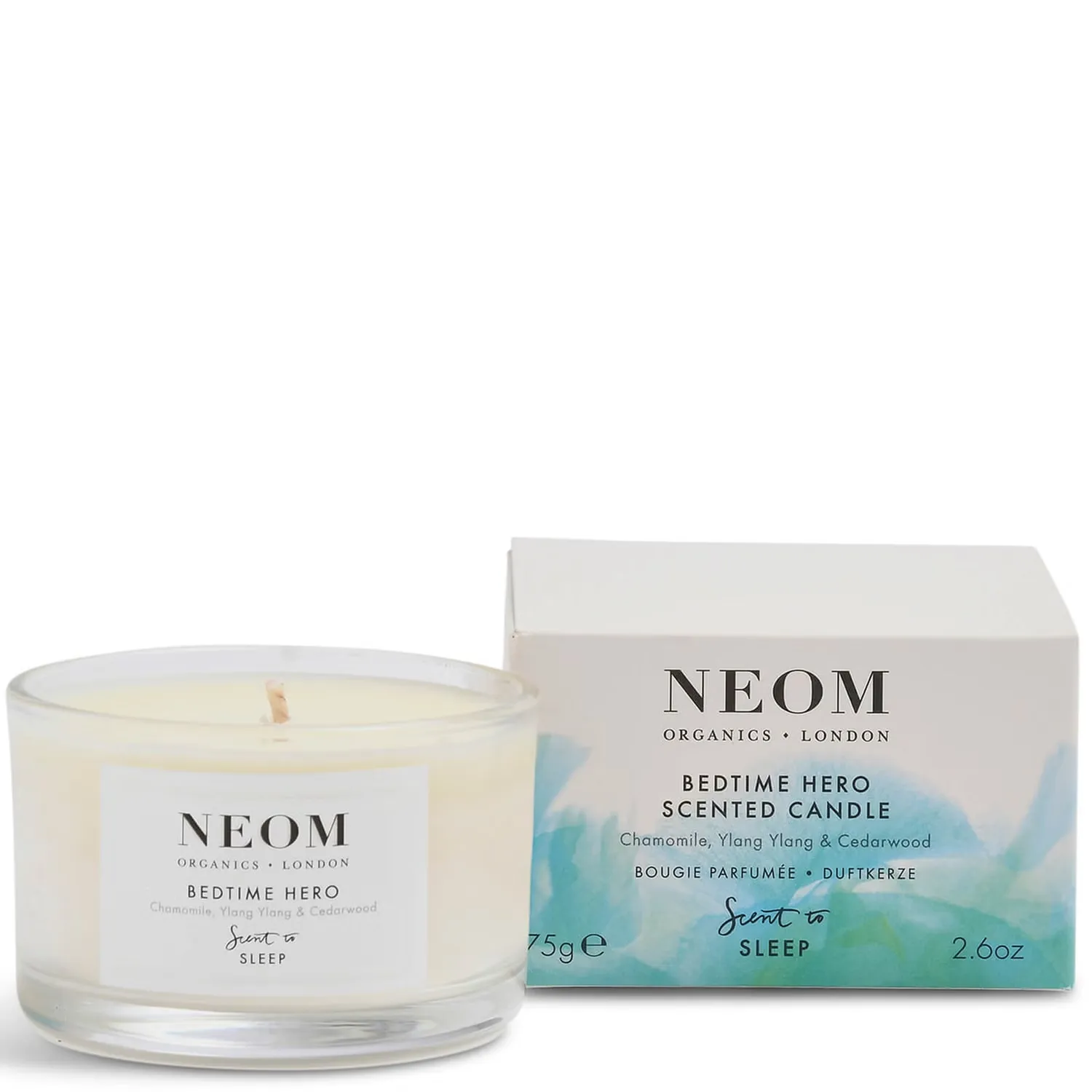 

Ароматическая свеча Bedtime Hero Travel 75г Neom
