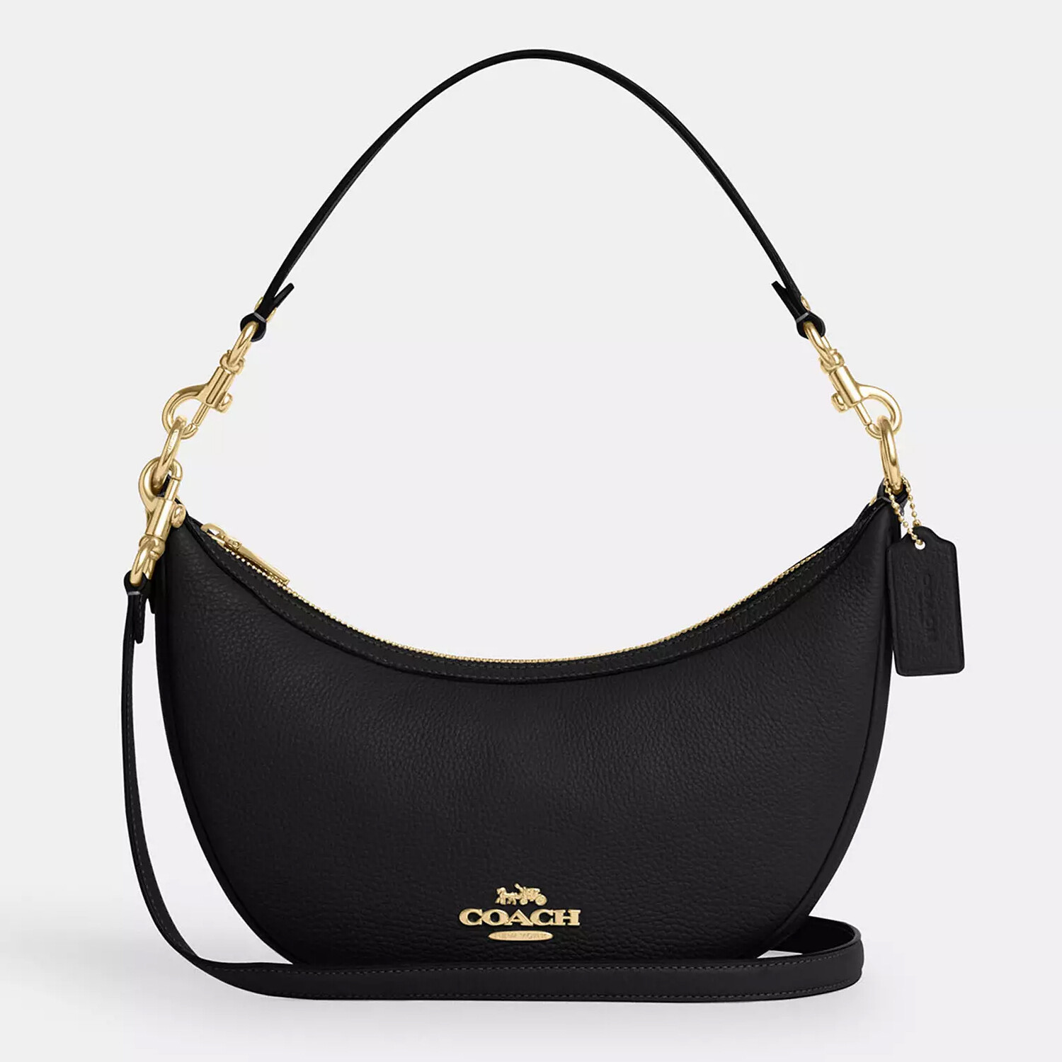 

Сумка Coach Outlet Aria Shoulder Bag, золотой/черный