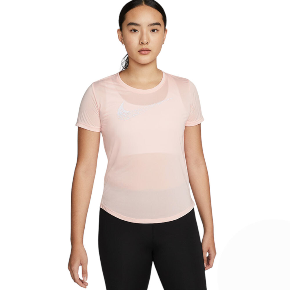 

Футболка Nike Swoosh Run Short-Sleeve Running, розовый