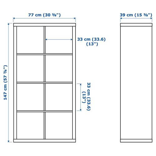 Стеллаж икеа на 8 секций размеры