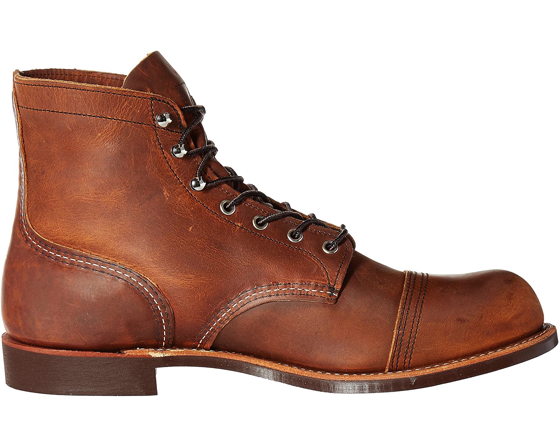 Ботинки 6" Iron Ranger Lug Red Wing Heritage, медь грубый жесткий - фото